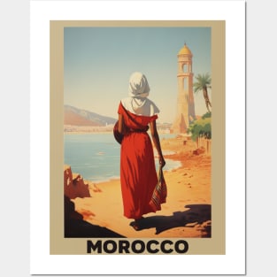 Maroc Affiche rétro - pub - vintage - Posters and Art